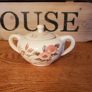 Nasco Vintage Springtime Floral Sugar Bowl